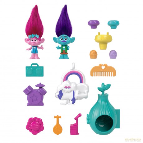 Zestaw z figurkami Polly Pocket Trolls [FIGURKA]