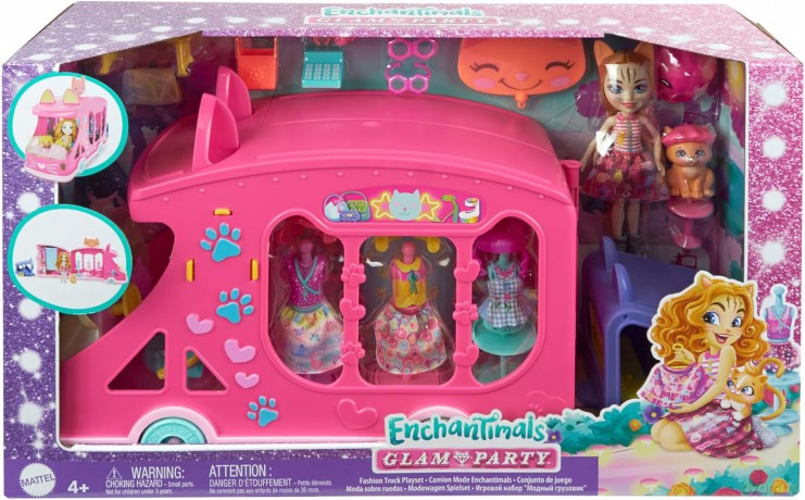Zestaw z lalką Enchantimals Mobilne studio mody