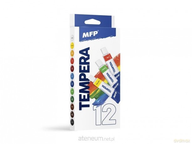 Farby tempera 12ml 12szt
