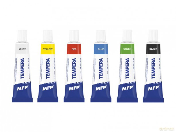 Farby tempera 12ml 6szt