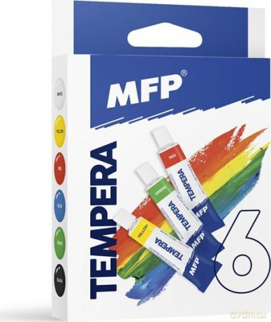 Farby tempera 12ml 6szt