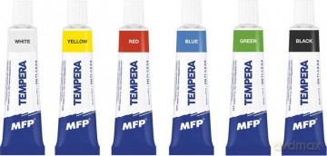 Farby tempera 12ml 6szt