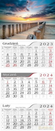 Kalendarz 2024 Trójdzielny Bałtyk [KALENDARZ]