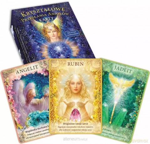 Kryształowe przesłania aniołów 44 karty + książka - Doreen Virtue [KSIĄŻKA]
