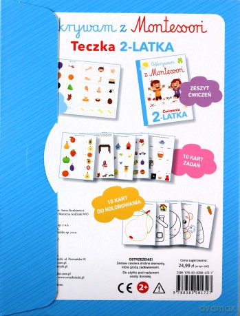 Odkrywam z Montessori. Teczka 2-latka [KSIĄŻKA]