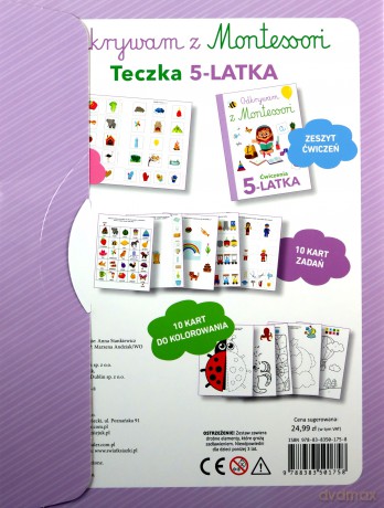 Odkrywam z Montessori. Teczka 5-latka [KSIĄŻKA]
