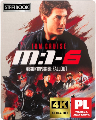 Mission: Impossible - Fallout (steelbook) [Blu-Ray 4K]+[Blu-Ray]