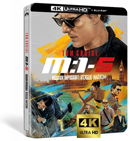 Mission: Impossible - Rogue Nation (steelbook) [Blu-Ray 4K]+[Blu-Ray]