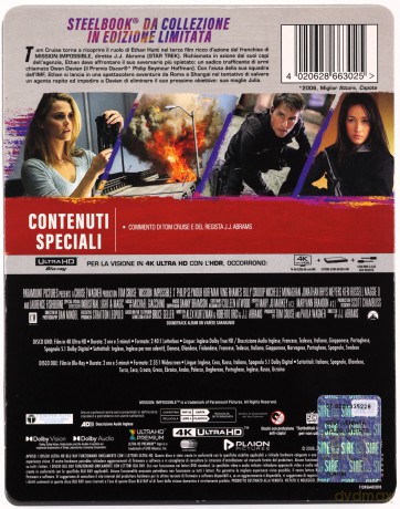 Mission: Impossible 3 (steelbook) [Blu-Ray 4K]+[Blu-Ray]