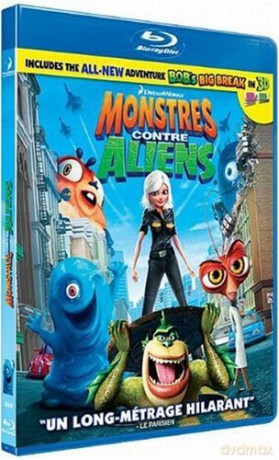 Monsters vs. Aliens (Potwory kontra obcy) [Blu-Ray]