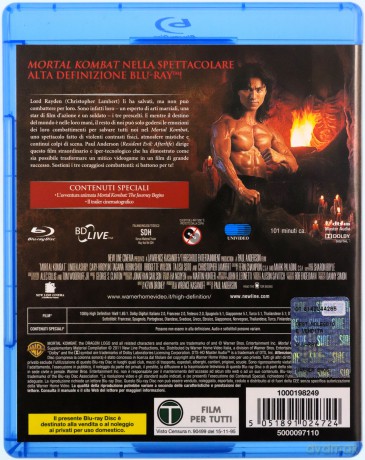 Mortal Kombat [Blu-Ray]