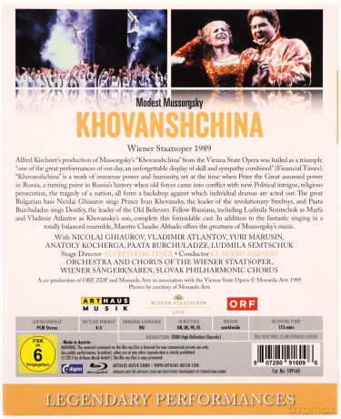 Mussorgsky:khovanshchina [Blu-Ray]
