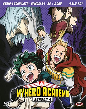 My Hero Academia Season.4 (Eps 64-88+Oav) (Akademia bohaterów) [4xBlu-Ray]