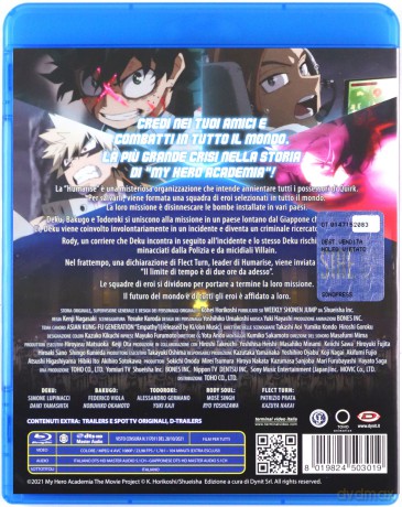 My Hero Academia The Movie - World Heroes' Mission (Akademia bohaterów) [Blu-Ray]