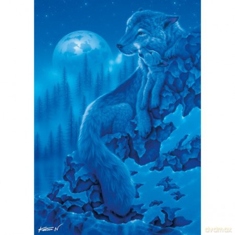RAVENSBURGER 1000 El. Wilk o północy 191192 [PUZZLE]