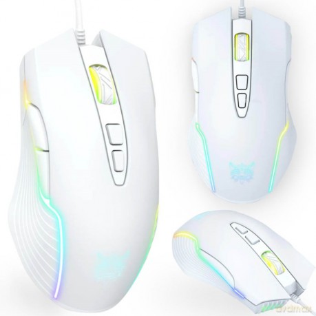ONIKUMA CW905 Myszka Gamingowa przewodowa RGB Biały
