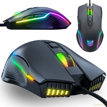 ONIKUMA CW905 Myszka Gamingowa przewodowa RGB Czarny