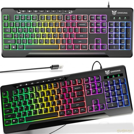 ONIKUMA G32 Klawiatura Gamingowa RGB Czarny
