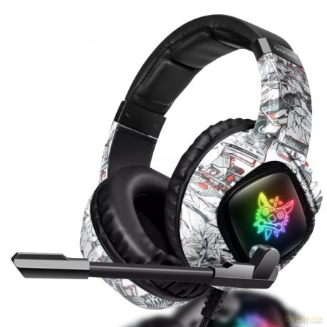 ONIKUMA K19 Camo Słuchawki gamingowe nauszne RGB Wielokolorowy