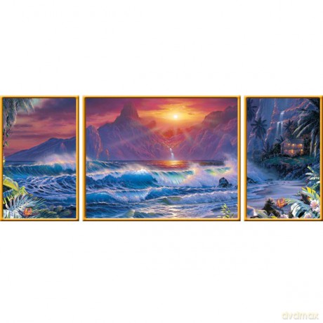 RAVENSBURGER 1000 El. Tryptyk Wybrzeże 199938 [PUZZLE]