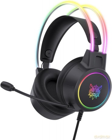 ONIKUMA X15 Pro Słuchawki gamingowe nauszne RGB Czarny