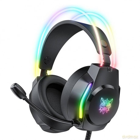 ONIKUMA X26 Słuchawki gamingowe nauszne RGB Czarny