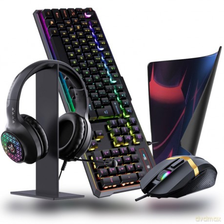 ONIKUMA Zestaw Gamingowy do komputera RGB Czarny
