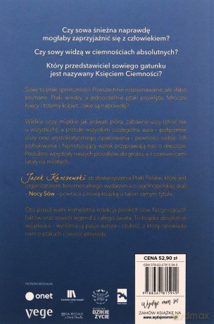 Noc Sów. Opowieści z lasu - Jacek Karczewski [KSIĄŻKA]