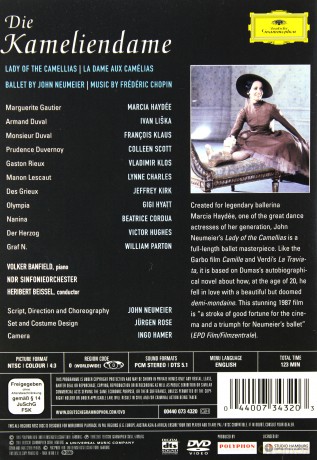 Hamburg Ballet: Chopin:Die Kameliendame [DVD]