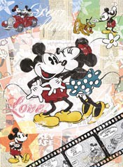 RAVENSBURGER 500 El. RETRO MICKEY 141180 [PUZZLE]