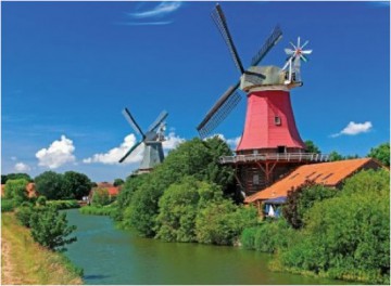 RAVENSBURGER 500 El. ROMANTYCZNE MŁYNY 141739 [PUZZLE]