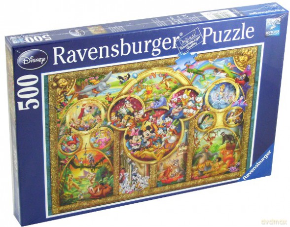 RAVENSBURGER 500 El. NAJPIĘKNIEJSZE MOTYWY 141838 [PUZZLE]