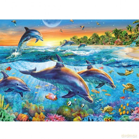 RAVENSBURGER 500 el. Delfiny 142101 [PUZZLE]