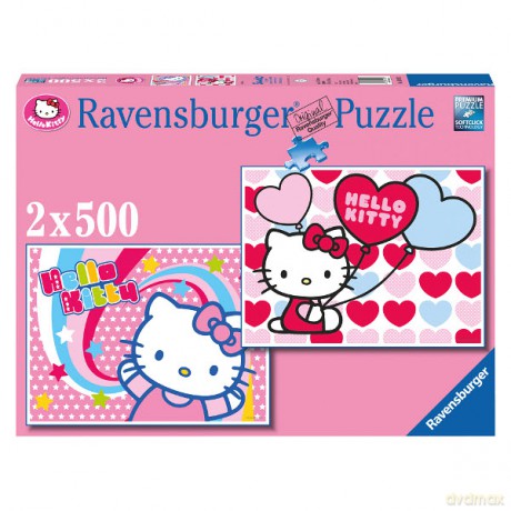 RAVENSBURGER 2x500 El. Hello Kitty 846795 [PUZZLE]
