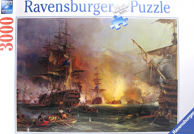 RAVENSBURGER 3000 el. Bombardowanie Algieru [PUZZLE]