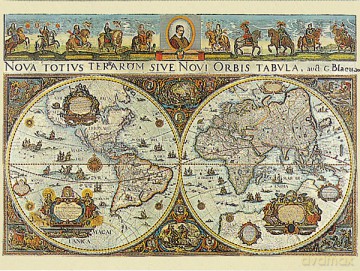 RAVENSBURGER 3000 el. Wielka Mapa Świata [PUZZLE]