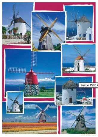 RAVENSBURGER 1500 El. WIATRAKI 162628 [PUZZLE]