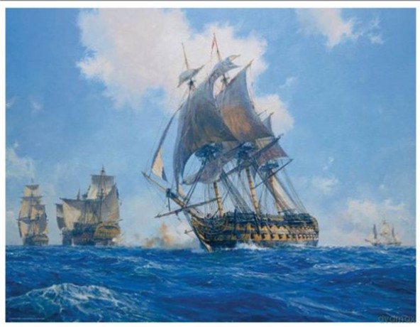 RAVENSBURGER 2000 El. BITWA MORSKA 166725 [PUZZLE]