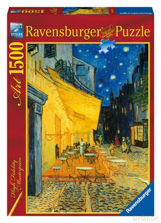 RAVENSBURGER 1500 el. Van Gogh: Kawiarenka [PUZZLE]