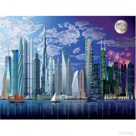 RAVENSBURGER 2000 El. NAJWYŻSZE BUDYNKI ŚWIATA 166329 [PUZZLE]
