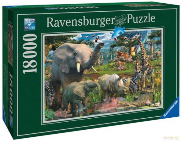 RAVENSBURGER 18000 el. Penfound: Przy Wodopoju [PUZZLE]