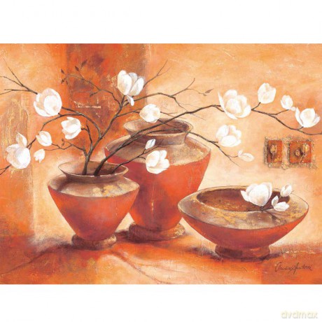 RAVENSBURGER 1500 El. Biała magnolia 163922 [PUZZLE]