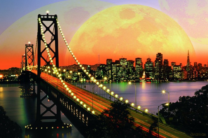 RAVENSBURGER 3000 El. SAN FRANCISCO NOCĄ 170395 [PUZZLE]