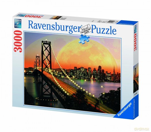 RAVENSBURGER 3000 El. SAN FRANCISCO NOCĄ 170395 [PUZZLE]