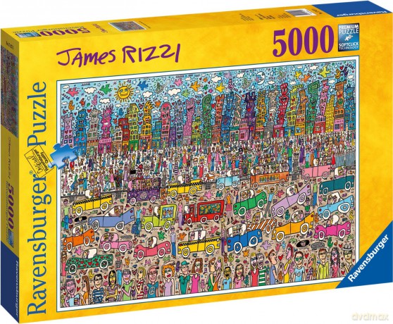 RAVENSBURGER 5000 El. Zatłoczone Miasto 174270 [PUZZLE]