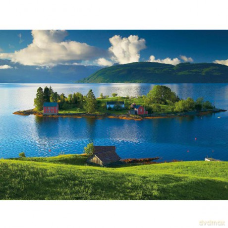 RAVENSBURGER 1500 el. Wyspa w Norwegii 162574 [PUZZLE]