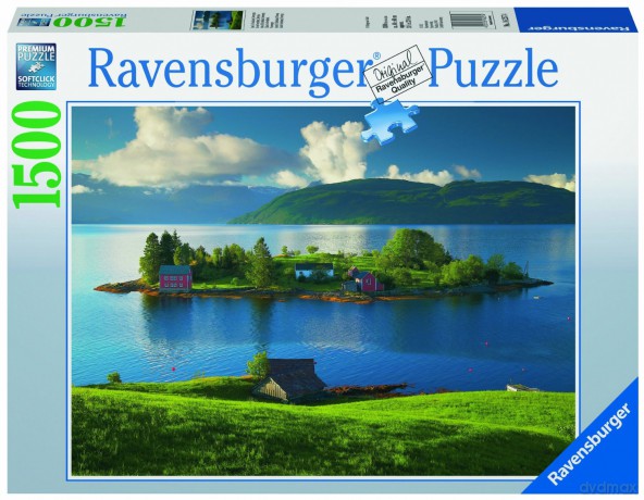 RAVENSBURGER 1500 el. Wyspa w Norwegii 162574 [PUZZLE]