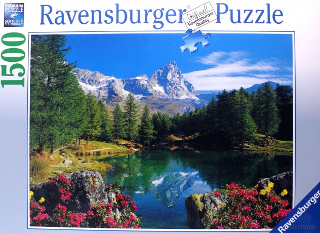 RAVENSBURGER 1500 El. Krajobraz Górski 163410 [PUZZLE]