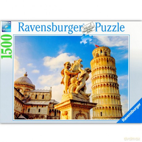 RAVENSBURGER 1500 El. Wieża w Pizie 162598 [PUZZLE]