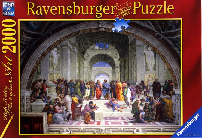 RAVENSBURGER 2000 el. Szkoła w Atenach 166695 [PUZZLE]